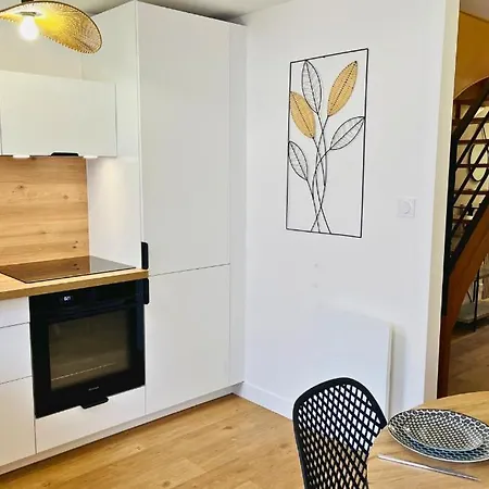 度假居 Le Cocon Sablais - 2 Bedrooms - Garage - Plancha 莱萨布勒-多洛讷