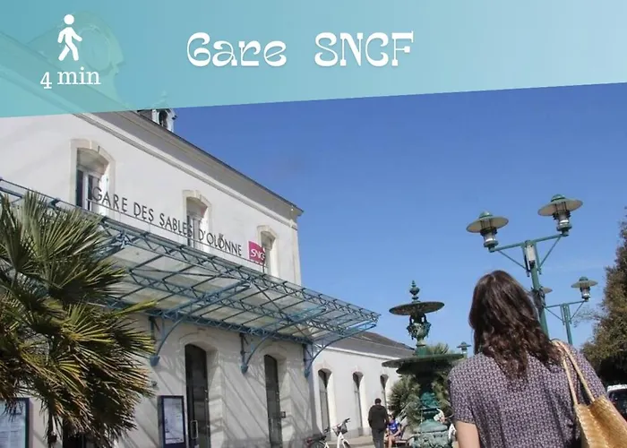 度假居 Le Cocon Sablais - 2 Bedrooms - Garage - Plancha